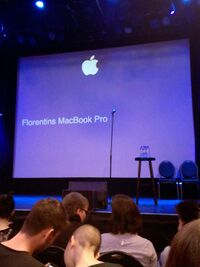 Florentins Macbook, erwähnt in der Folge,hier als Anschauungsbild